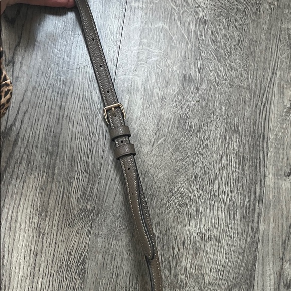 Coach Taupe Leather Shoulder Bag - Picture 6 of 7